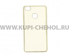 Чехол силиконовый Xiaomi Mi 4s Hallsen прозрачный с серебристыми краями