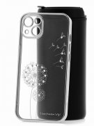 Чехол-накладка iPhone 13 Kruche Flash drill Silver