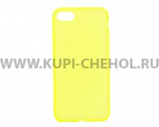 Чехол-накладка iPhone 7/8/SE (2020) желтый глянцевый 0.3mm