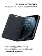 Чехол книжка Xiaomi Redmi Note 12 Pro 4G Kruche Strict style Black