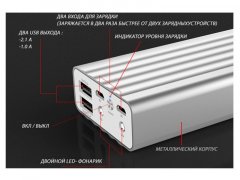 Power Bank 20000 mAh Remax RP-V20 Vanguard Silver УЦЕНЕН