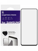 Защитное стекло Samsung Galaxy M52 DF Full Glue черное 0.33mm