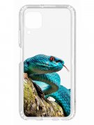 Чехол-накладка Huawei P40 Lite Kruche Print Змея УЦЕНЕН