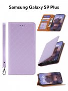 Чехол книжка Samsung Galaxy S9 Plus Kruche Royal view Light purple