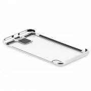 Чехол-накладка iPhone X/XS Kruche Push-pull Frameless Silver