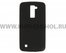 Чехол силиконовый LG K10 / K410 черный матовый