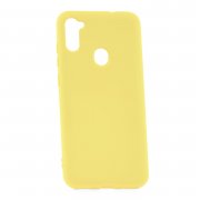 Чехол-накладка Samsung Galaxy M11/A11 Derbi Slim Silicone-3 желтый