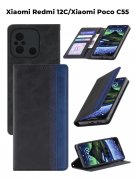 Чехол книжка Xiaomi Redmi 12C/Xiaomi Poco C55 Kruche Purse Combi Black