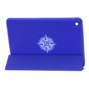 Чехол для планшета iPad Mini 4 синий Kruche Print Белый Компас