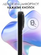 Чехол-накладка iPhone 14 Pro Kruche Camera Shine Black