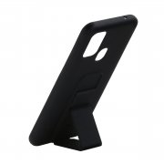 Чехол-накладка Samsung Galaxy A21S Kruche Magnetic Stand Black