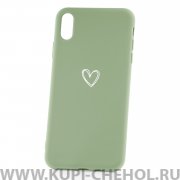 Чехол-накладка iPhone XS Max 33001 Love Green