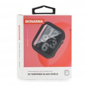 Защитное стекло для Apple Watch 40mm Skinarma Shield Black с бампером