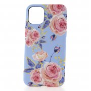 Чехол-накладка iPhone 11 Pro Luxo Flowers 2 фосфор