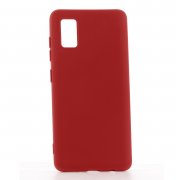 Чехол-накладка Samsung Galaxy A41 DF Silicone Red