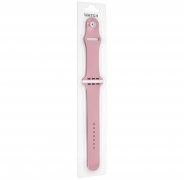 Ремешок для Apple Watch 42mm/44mm M/L силиконовый светло-розовый