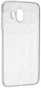 Чехол-накладка Samsung Galaxy J4 2018 SkinBox Diamond Slim Silicone прозрачный