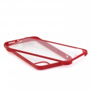 Чехол-накладка iPhone 11 Pro Kruche Flexible Side Frame Red