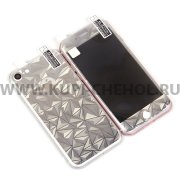 Защитная пленка iPhone 7 2в1 3D 9466 серебристая