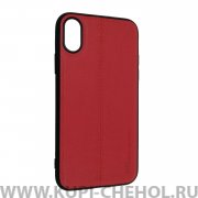 Чехол-накладка iPhone X/XS Hdci красный