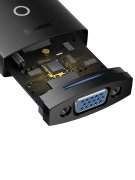 Адаптер-переходник HDMI-VGA+Jack 3.5+Micro USB Baseus Lite Black 