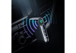 Автомобильный Bluetooth ресивер Baseus Qiyin AUX Car Receiver Black