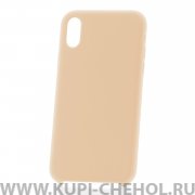 Чехол-накладка iPhone XR Derbi Slim Silicone-2 розовый песок