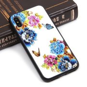 Чехол-накладка iPhone X/XS Derbi Azure Stone Butterfly