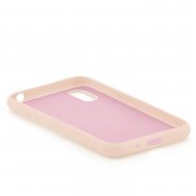 Чехол-накладка Samsung Galaxy A01/A015 Derbi Slim Silicone-3 розовый песок