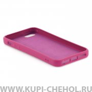 Чехол-накладка iPhone 5/5S 7702 темно-розовый