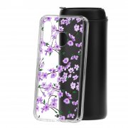 Чехол-накладка Samsung Galaxy A40 2019 Kruche Print Сакура