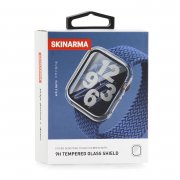 Защитное стекло для Apple Watch 44mm Skinarma Shield Clear с бампером 