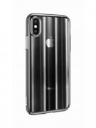 Чехол-накладка iPhone X/XS Baseus Aurora Transparent Black УЦЕНЕН