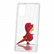 Чехол-накладка Samsung Galaxy Note 20 Kruche Print Девочка с зонтом