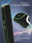Чехол-накладка iPhone 13 Pro Max Kruche Reliable Magnet Green