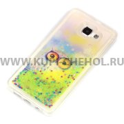 Чехол силиконовый Samsung Galaxy A7 (2016) A710 9209 Сова 