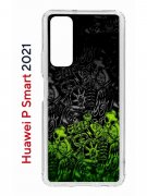 Чехол-накладка Huawei P Smart 2021 Kruche Print Garage