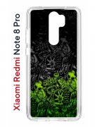 Чехол-накладка Xiaomi Redmi Note 8 Pro Kruche Print Garage