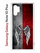 Чехол-накладка Samsung Galaxy Note 10+ Kruche Print Крылья