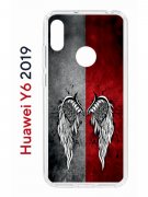 Чехол-накладка Huawei Y6 2019/Y6s 2019/Honor 8A/8A Pro Kruche Print Крылья