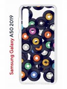 Чехол-накладка Samsung Galaxy A50 2019/A50S 2019/A30S 2019 Kruche Print Виниловые пластинки