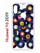Чехол-накладка Huawei Y6 2019/Y6s 2019/Honor 8A/8A Pro Kruche Print Виниловые пластинки