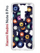 Чехол-накладка Xiaomi Redmi Note 8 Pro Kruche Print Виниловые пластинки
