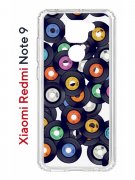 Чехол-накладка Xiaomi Redmi Note 9 Kruche Print Виниловые пластинки