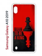 Чехол-накладка Samsung Galaxy A10 2019 Kruche Print Born to be a King
