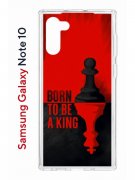 Чехол-накладка Samsung Galaxy Note 10 (580651) Kruche PRINT Born to be a King