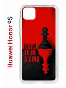 Чехол-накладка Huawei Honor 9S/Huawei Y5p Kruche Print Born to be a King