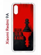 Чехол-накладка Xiaomi Redmi 9A Kruche Print Born to be a King