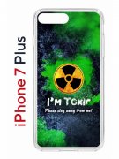 Чехол-накладка iPhone 7 Plus/8 Plus Kruche Print Toxic