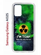 Чехол-накладка Samsung Galaxy A02s Kruche Print Toxic